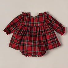 Load image into Gallery viewer, Red Scotch Dress &amp; Bloomers
