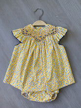 Load image into Gallery viewer, Smocked dress &amp; Bloomers Triana 6m
