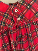 Load image into Gallery viewer, Red Scotch Dress &amp; Bloomers
