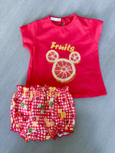 Load image into Gallery viewer, Conjunto Fruit Punch Baby Girl 9m
