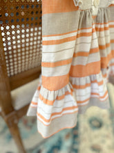 Load image into Gallery viewer, Vestido bebe lineas Naranja
