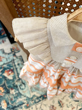 Load image into Gallery viewer, Vestido bebe lineas Naranja
