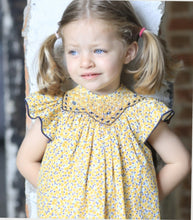 Load image into Gallery viewer, Smocked dress &amp; Bloomers Triana 6m
