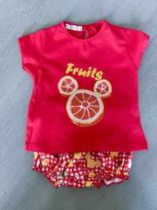 Conjunto Fruit Punch Baby Girl 9m